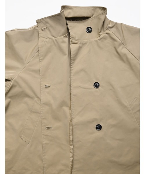 Re:EDIT（リエディ）の「ツイルポンチョライクコート（トレンチコート・レディース・ベージュ/ブラック/アイボリー・FREE）」の22枚目の写真