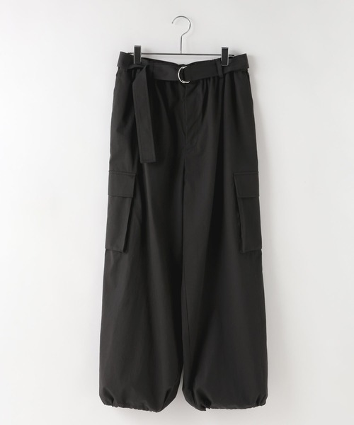 LOWRYS FARM（ローリーズファーム）の「Ｃ／Ｎドロストカーゴパンツ　661924（カーゴパンツ・レディース・ベージュ/カーキ/ブラック・FREE）」の2枚目の写真