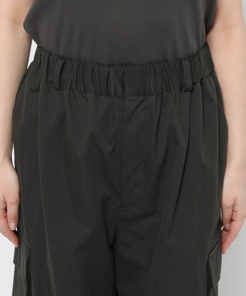 LOWRYS FARM（ローリーズファーム）の「Ｃ／Ｎドロストカーゴパンツ　661924（カーゴパンツ・レディース・ベージュ/カーキ/ブラック・FREE）」の9枚目の写真