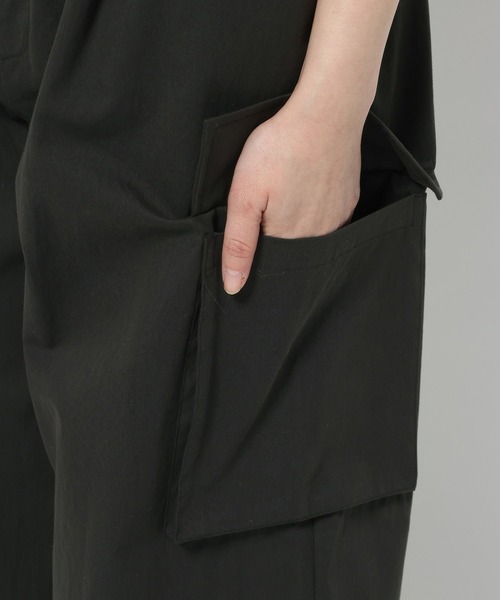 LOWRYS FARM（ローリーズファーム）の「Ｃ／Ｎドロストカーゴパンツ　661924（カーゴパンツ・レディース・ベージュ/カーキ/ブラック・FREE）」の11枚目の写真