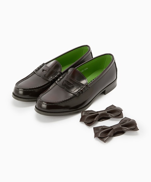 Casselini（キャセリーニ）の「Casselini(キャセリーニ)【HARUTA×Casselini】Ribbon Detail Loafer（ローファー・レディース・ブラウン/ブラック・22.5cm/23cm/23.5cm/24cm/24.5cm）」の20枚目の写真