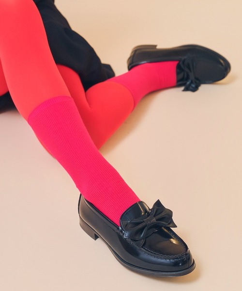 Casselini（キャセリーニ）の「Casselini(キャセリーニ)【HARUTA×Casselini】Ribbon Detail Loafer（ローファー・レディース・ブラウン/ブラック・22.5cm/23cm/23.5cm/24cm/24.5cm）」の13枚目の写真