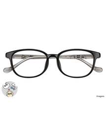 Zoff | Zoff｜ちいかわ【COOLモデル】ウェリントン型メガネ｜軽量 眼鏡 伊達めがね 度付き（レンズ交換券付） 度あり 度なし メンズ レディース ユニセックス おしゃれ 読書(メガネ)