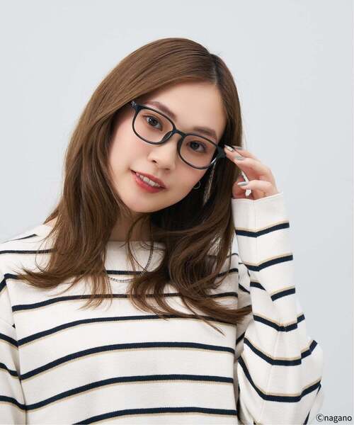 Zoff（ゾフ）の「Zoff｜ちいかわ【COOLモデル】ウェリントン型メガネ｜軽量 眼鏡 伊達めがね 度付き（レンズ交換券付） 度あり 度なし メンズ レディース ユニセックス おしゃれ 読書（メガネ・レディース・ブラック・FREE）」の8枚目の写真