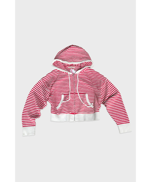 Terry Stripe Jip-up куртка красная