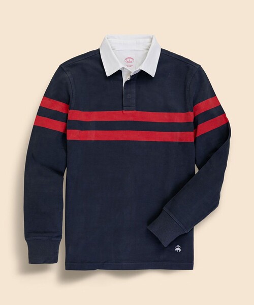 Cotton Jersey GF логотип Chessstrap Ragby‑style футболка