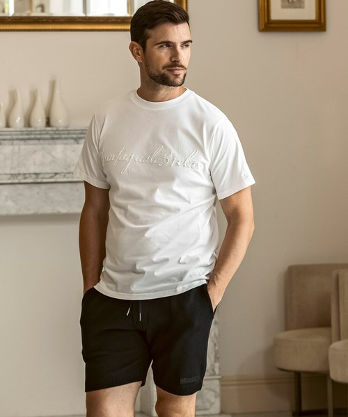 1PIU1UGUALE3 RELAX (ウノピゥウノウグァーレトレ リラックス)の「1PIU1UGUALE3 RELAX(ウノピゥウノウグァーレトレ リラックス)グリッターライン ニットショーツ(その他パンツ・メンズ・ホワイト/ブラック/グレー・M/S/XL/L)」の15枚目の写真