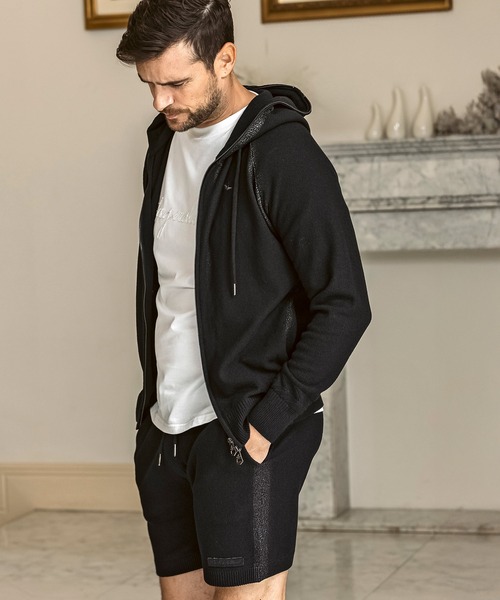 1PIU1UGUALE3 RELAX (ウノピゥウノウグァーレトレ リラックス)の「1PIU1UGUALE3 RELAX(ウノピゥウノウグァーレトレ リラックス)グリッターライン ニットショーツ(その他パンツ・メンズ・ホワイト/ブラック/グレー・M/S/XL/L)」の17枚目の写真