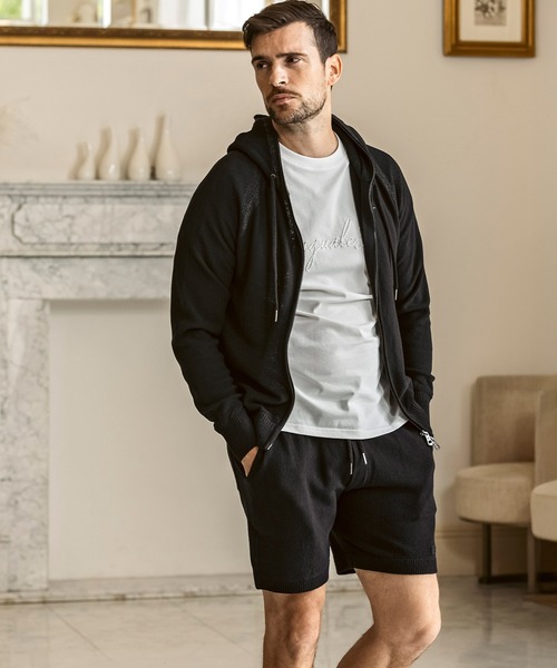 1PIU1UGUALE3 RELAX (ウノピゥウノウグァーレトレ リラックス)の「1PIU1UGUALE3 RELAX(ウノピゥウノウグァーレトレ リラックス)グリッターライン ニットショーツ(その他パンツ・メンズ・ホワイト/ブラック/グレー・M/S/XL/L)」の18枚目の写真