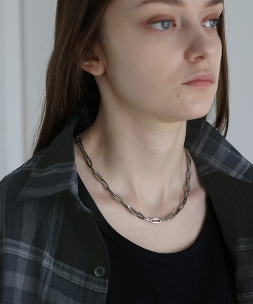 SOCCE(ソーシー)の「ステンレスショートネックレス(ネックレス・メンズ・シルバー系2/シルバー系1/シルバー系3・FREE)」の5枚目の写真