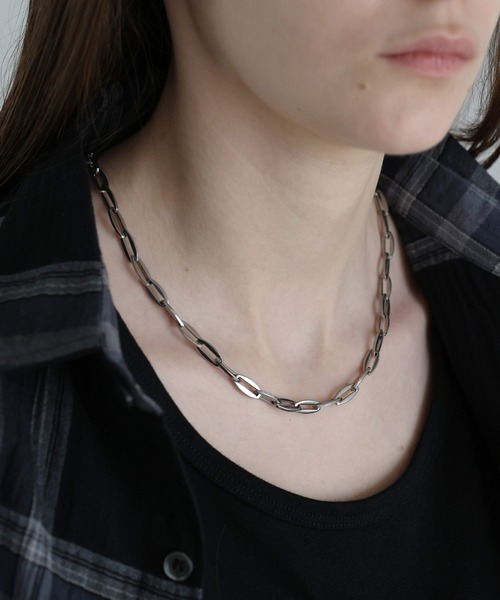 SOCCE(ソーシー)の「ステンレスショートネックレス(ネックレス・メンズ・シルバー系2/シルバー系1/シルバー系3・FREE)」の8枚目の写真