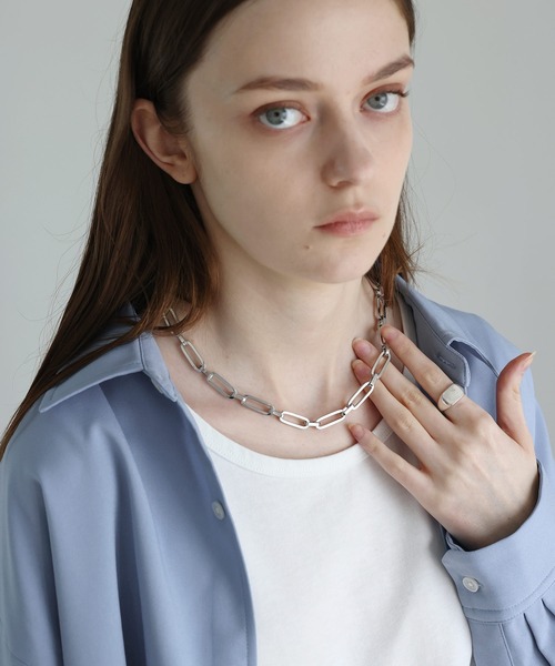 SOCCE(ソーシー)の「ステンレスショートネックレス(ネックレス・メンズ・シルバー系2/シルバー系1/シルバー系3・FREE)」の9枚目の写真