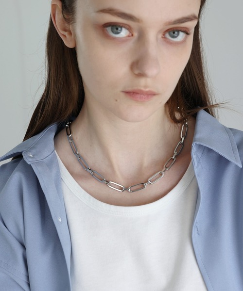 SOCCE(ソーシー)の「ステンレスショートネックレス(ネックレス・メンズ・シルバー系2/シルバー系1/シルバー系3・FREE)」の10枚目の写真