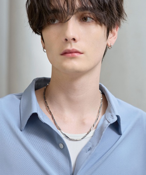 SOCCE(ソーシー)の「ステンレスショートネックレス(ネックレス・メンズ・シルバー系2/シルバー系1/シルバー系3・FREE)」の16枚目の写真