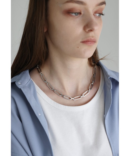 SOCCE(ソーシー)の「ステンレスショートネックレス(ネックレス・メンズ・シルバー系2/シルバー系1/シルバー系3・FREE)」の11枚目の写真