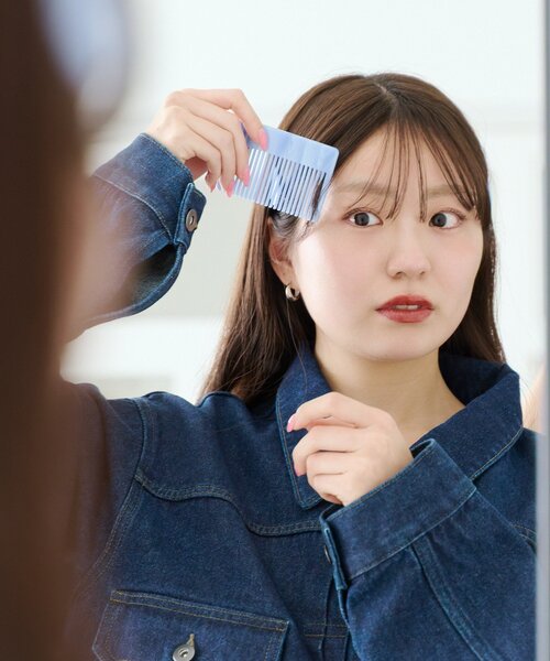 Kastane（カスタネ）の「【fiw.】ヘアクリップ&コーム（バレッタ/ヘアクリップ・レディース・ライトベージュ/サックスブルー・FREE）」の4枚目の写真