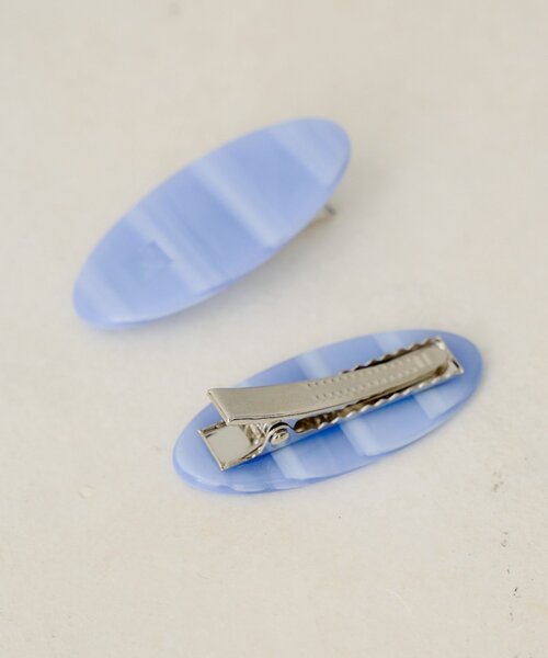 Kastane（カスタネ）の「【fiw.】ヘアクリップ&コーム（バレッタ/ヘアクリップ・レディース・ライトベージュ/サックスブルー・FREE）」の7枚目の写真