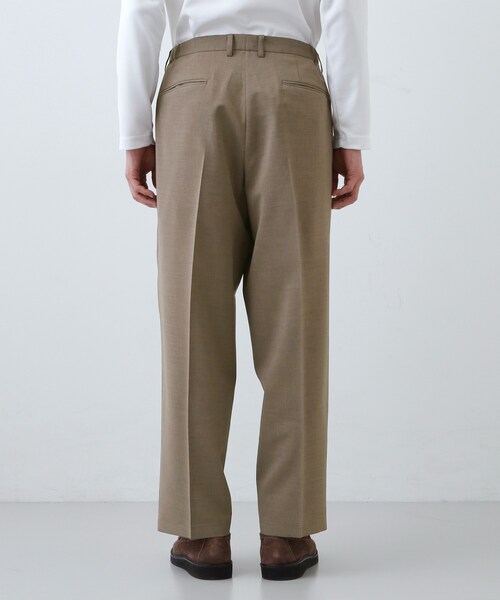 THE SHOP TK （ザ ショップ ティーケー ）の「AVANT LINO ワイドスラックス セットアップ可／洗濯機OK（その他パンツ・メンズ・ブラウン系/ブラック・04/03/02/01）」の13枚目の写真
