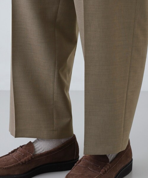 THE SHOP TK （ザ ショップ ティーケー ）の「AVANT LINO ワイドスラックス セットアップ可／洗濯機OK（その他パンツ・メンズ・ブラウン系/ブラック・04/03/02/01）」の18枚目の写真