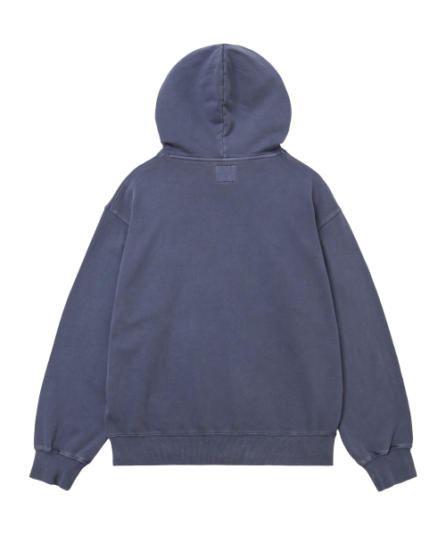 PHYPS MOTORCYCLE（フィップスモーターサイクル）の「Pigment Racing Bear Hoodie Navy（パーカー・レディース・その他・LARGE/MEDIUM/SMALL/X-LARGE）」の2枚目の写真