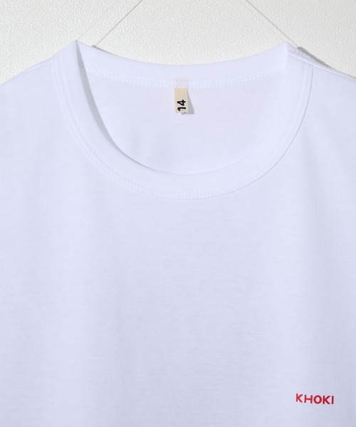 KHOKI(コッキ)の「【KHOKI/コッキ】The House T Shirt(Tシャツ/カットソー・メンズ・ホワイト/ブラック/ブルー・2/3)」の5枚目の写真