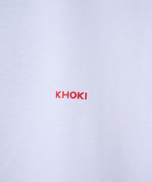 KHOKI(コッキ)の「【KHOKI/コッキ】The House T Shirt(Tシャツ/カットソー・メンズ・ホワイト/ブラック/ブルー・2/3)」の6枚目の写真
