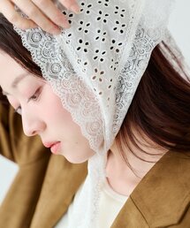 Kastane | レースタイアップスカーフ(バンダナ/スカーフ)