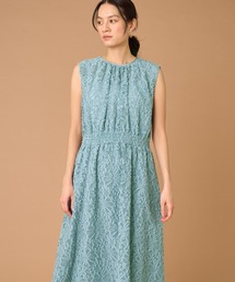 INED（イネド）の「フラワージャガードノースリーブワンピース（ワンピース）」