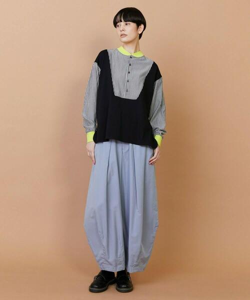 FRAPBOIS(フラボア)の「ストアンド カットソー(Tシャツ/カットソー・レディース・ブルー/ブラック・2/1)」の10枚目の写真