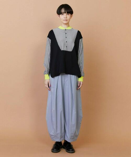 FRAPBOIS(フラボア)の「ストアンド カットソー(Tシャツ/カットソー・レディース・ブルー/ブラック・2/1)」の11枚目の写真