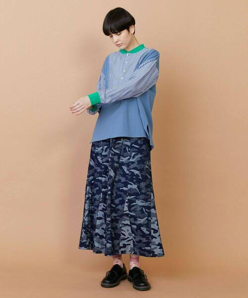 FRAPBOIS(フラボア)の「ストアンド カットソー(Tシャツ/カットソー・レディース・ブルー/ブラック・2/1)」の16枚目の写真