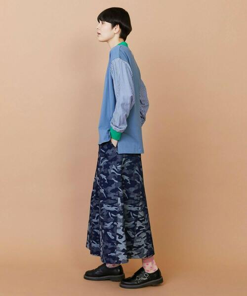 FRAPBOIS(フラボア)の「ストアンド カットソー(Tシャツ/カットソー・レディース・ブルー/ブラック・2/1)」の17枚目の写真