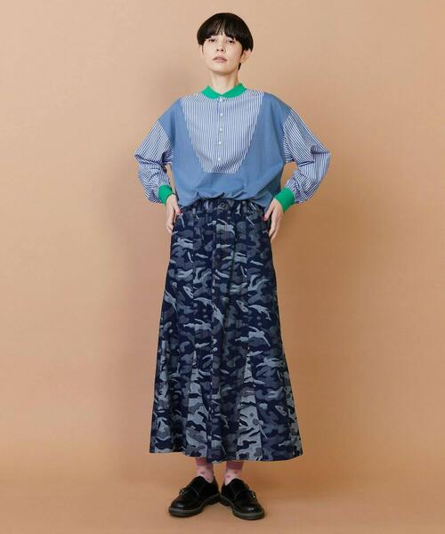 FRAPBOIS(フラボア)の「ストアンド カットソー(Tシャツ/カットソー・レディース・ブルー/ブラック・2/1)」の18枚目の写真