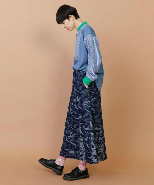 FRAPBOIS(フラボア)の「ストアンド カットソー(Tシャツ/カットソー・レディース・ブルー/ブラック・2/1)」の19枚目の写真