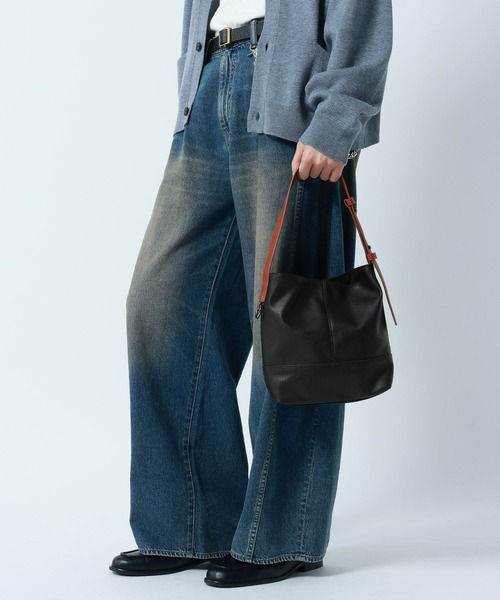 RAGEBLUE（レイジブルー）の「2WAY SWITCH MINI Synthetic Leather Hand Bag/ シンセティックレザーバッグ ミニショルダーバッグ（ハンドバッグ・メンズ・ブラック/ブラウン/ブラック系その他・FREE）」の20枚目の写真