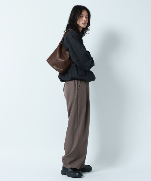 RAGEBLUE（レイジブルー）の「2WAY SWITCH MINI Synthetic Leather Hand Bag/ シンセティックレザーバッグ ミニショルダーバッグ（ハンドバッグ・メンズ・ブラック/ブラウン/ブラック系その他・FREE）」の14枚目の写真