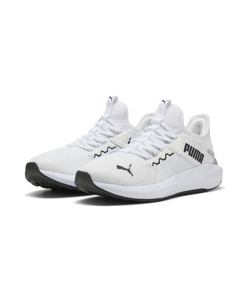 PUMA(プーマ)の「PUMA プーマ ユニセックス ソフトライド エンゾ 5 イーズイン ランニングシ(スニーカー・メンズ・ブラック系その他/ブラック×ピンク/ホワイト系その他/レッド・28.5cm/27.5cm/28.0cm/26.0cm/26.5cm/27.0cm/29.0cm/30.0cm/25.5cm/24.0cm/24.5cm/25.0cm/23.0cm/23.5cm/22.5cm/22.0cm)」の5枚目の写真