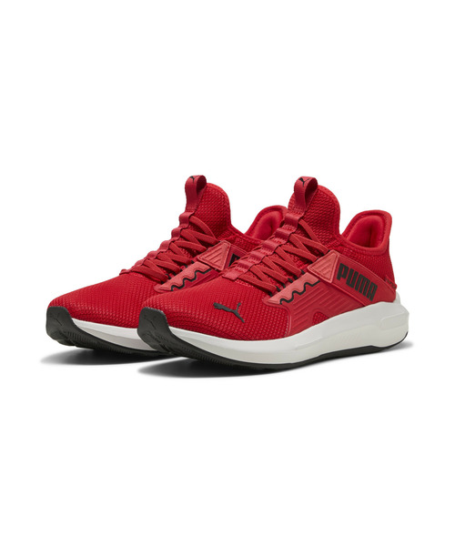 PUMA(プーマ)の「PUMA プーマ ユニセックス ソフトライド エンゾ 5 イーズイン ランニングシ(スニーカー・メンズ・ブラック系その他/ブラック×ピンク/ホワイト系その他/レッド・28.5cm/27.5cm/28.0cm/26.0cm/26.5cm/27.0cm/29.0cm/30.0cm/25.5cm/24.0cm/24.5cm/25.0cm/23.0cm/23.5cm/22.5cm/22.0cm)」の13枚目の写真