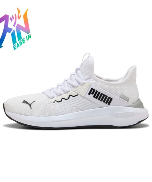 PUMA(プーマ)の「PUMA プーマ ユニセックス ソフトライド エンゾ 5 イーズイン ランニングシ(スニーカー・メンズ・ブラック系その他/ブラック×ピンク/ホワイト系その他/レッド・28.5cm/27.5cm/28.0cm/26.0cm/26.5cm/27.0cm/29.0cm/30.0cm/25.5cm/24.0cm/24.5cm/25.0cm/23.0cm/23.5cm/22.5cm/22.0cm)」の2枚目の写真