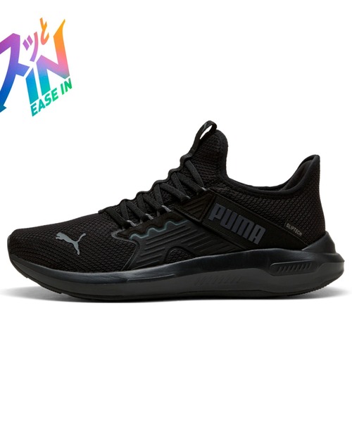 PUMA(プーマ)の「PUMA プーマ ユニセックス ソフトライド エンゾ 5 イーズイン ランニングシ(スニーカー・メンズ・ブラック系その他/ブラック×ピンク/ホワイト系その他/レッド・28.5cm/27.5cm/28.0cm/26.0cm/26.5cm/27.0cm/29.0cm/30.0cm/25.5cm/24.0cm/24.5cm/25.0cm/23.0cm/23.5cm/22.5cm/22.0cm)」の3枚目の写真