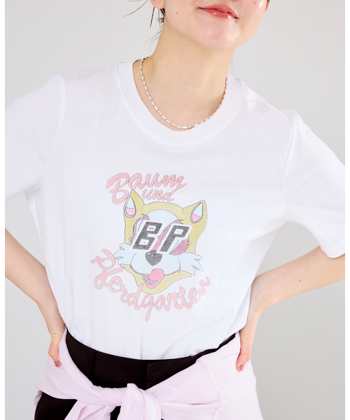 IENA♡BAUM UND PFERDGARTEN CAT Tシャツ BAUM UND PFERDGARTEN/バウム ウンド ヘルガーデン CAT T Tシャツ