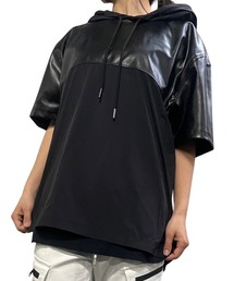 COOK JEANS（クックジーンズ）の「PUコンビパーカー（パーカー）」