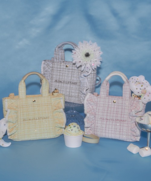 フリルトートミニ＞ツイード（トートバッグ）｜JILL by JILL STUART