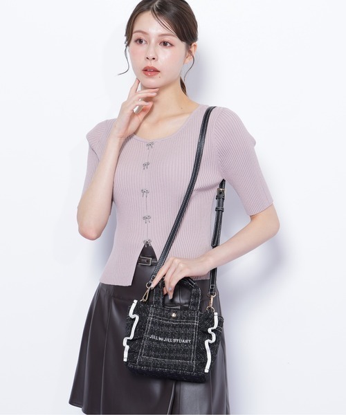 フリルトートミニ＞ツイード（トートバッグ）｜JILL by JILL STUART