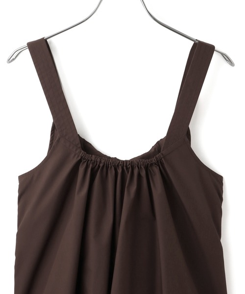 ADAM ET ROPE'（アダムエロペ）の「【WEB限定】ノットディテールキャミソール（キャミソール・レディース・ダークブラウン/オフホワイト/ブラック・FREE）」の8枚目の写真