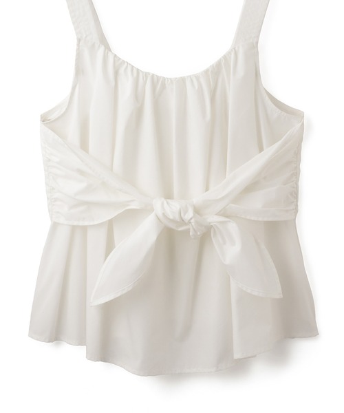 ADAM ET ROPE'（アダムエロペ）の「【WEB限定】ノットディテールキャミソール（キャミソール・レディース・ダークブラウン/オフホワイト/ブラック・FREE）」の13枚目の写真