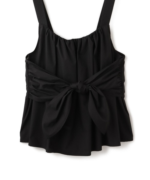 ADAM ET ROPE'（アダムエロペ）の「【WEB限定】ノットディテールキャミソール（キャミソール・レディース・ダークブラウン/オフホワイト/ブラック・FREE）」の15枚目の写真