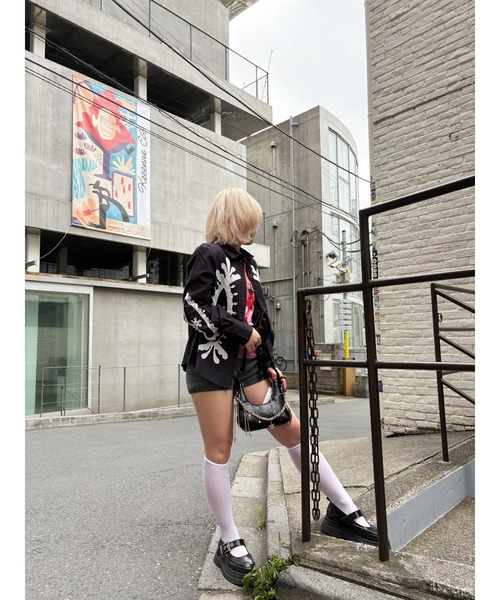 Desigual(デシグアル)の「エスニック刺繍ランタンスリーブシャツ(シャツ/ブラウス・レディース・ブラック・M/S/XS/XL/L)」の8枚目の写真
