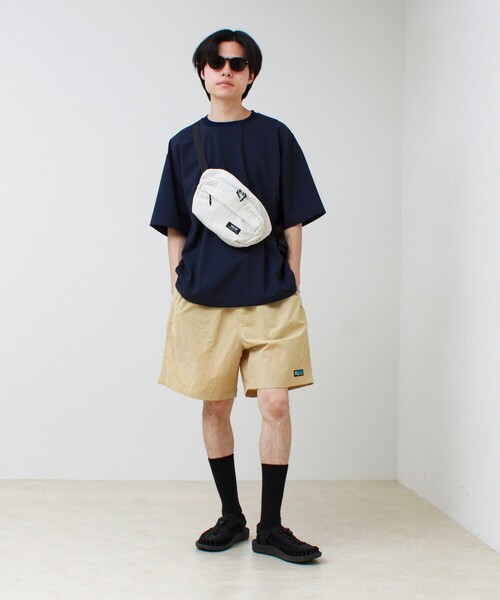 TAION(タイオン)の「【TAION / タイオン】MOUNTAIN WAIST POUCH(ショルダーバッグ・メンズ・オリーブ/ライトグレー/ネイビー/ブラック・FREE)」の20枚目の写真