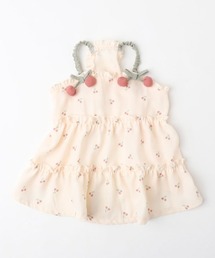 moncheri（モンシェリ）の「冷感さくらんぼモチーフティアードキャミワンピース（ペットウェア）」